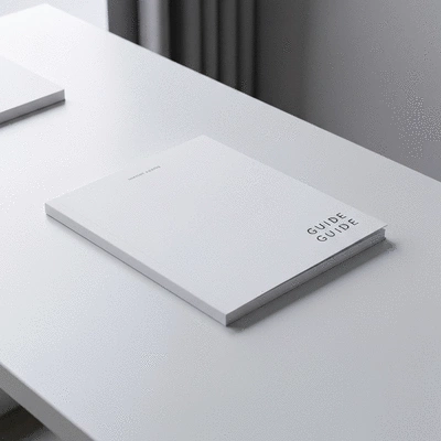 Digital guide or eBook mockup