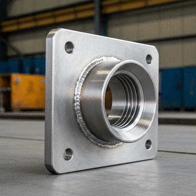 Platine de fixation pour tuyauterie en acier inoxydable