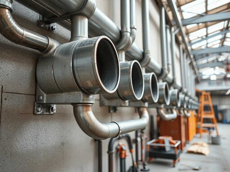 Supports de tuyauterie en milieu agressif